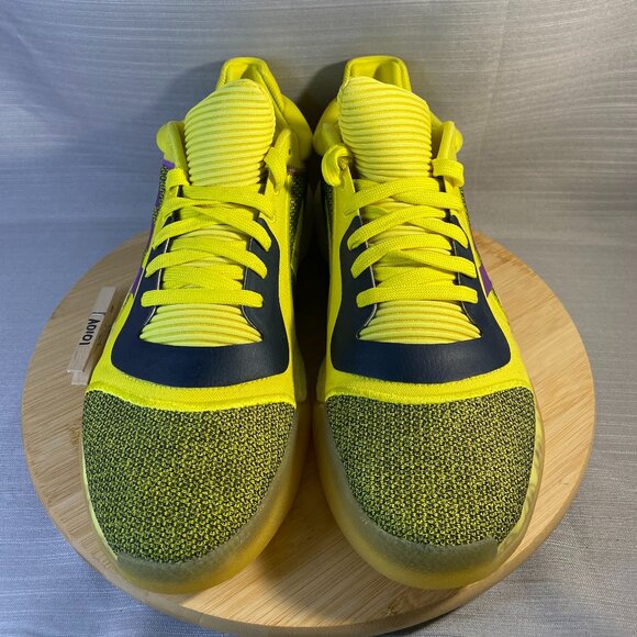 ADIDAS MARQUEE BOOST LOW LAKERS BASKETBALL SHOES Size US 12 Mens Yellow A0101 - Picture 2 of 7